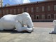 Piazzetta Reale: dopo il restauro, il bambino &quot;è tornato a leggere all'elefante&quot;