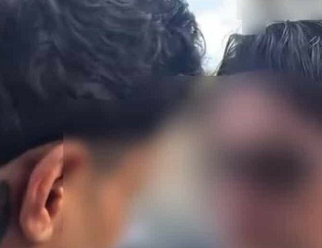 Un fermo immagine estratto dal video postato sui social