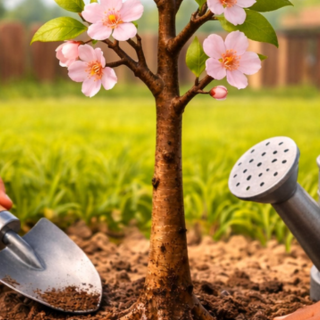 Un ciliegio per il futuro: gli studenti piantano l’albero della salute e della sostenibilità