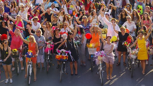 A Torino la Fancy Women Bike Ride