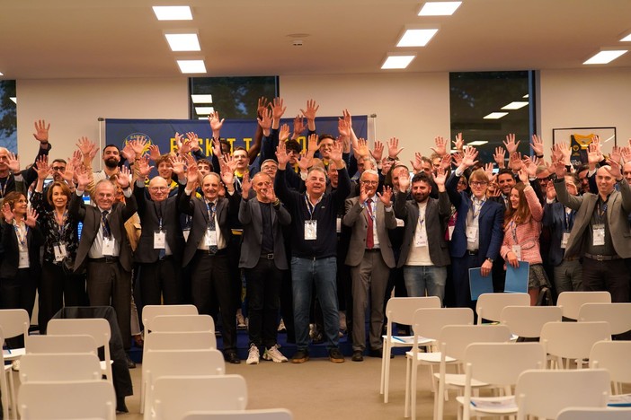 Una bella immagine della conclusione della serata