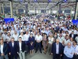 Antonio Filosa nella giornata di oggi a Mirafiori
