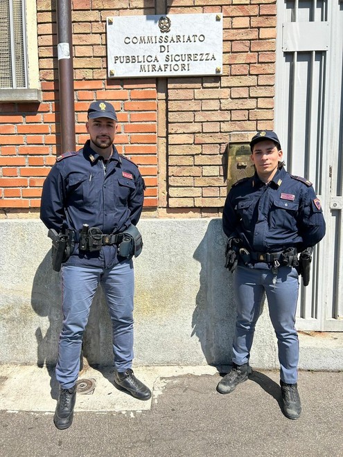 Gli agenti di Polizia sono intervenuti salvando la vita al giovane