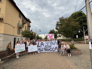 Flash mob da parte dei residenti per la Spina reale