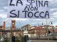 Flash mob da parte dei residenti per la Spina reale