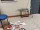 Le immagini della devastazione portata dai ladri presso la scuola Benedetto Croce, istituto comprensivo Ilaria Alpi