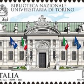 Poste Italiane dedica un francobollo alla Biblioteca Nazionale Universitaria di Torino