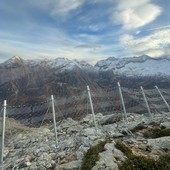 Nuove reti fermaneve a protezione delle case di Balme