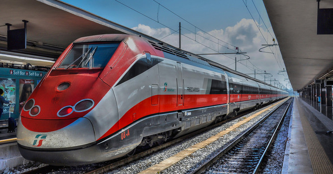 Foto d'archivio di un Frecciarossa