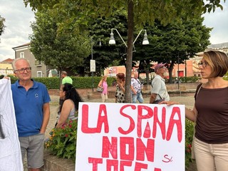 Flash mob da parte dei residenti per la Spina reale