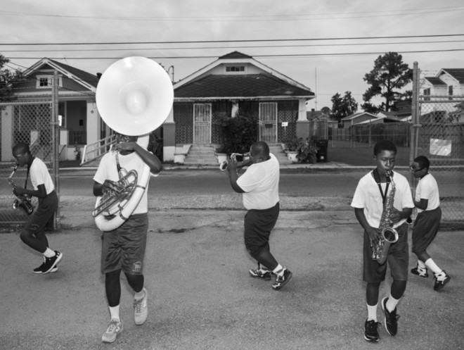 (Photo credits: Alec Soth - St. Augustine High School Marching Band, 2015)