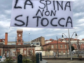 Flash mob da parte dei residenti per la Spina reale
