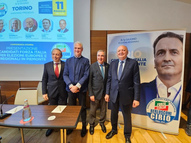 Regionali 2024, i candidati di Forza Italia a Torino