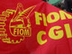 bandiera rossa della Fiom Cgil