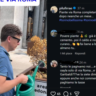 Un fotogramma del post pubblicato da Firrao (Torino Bellissima)