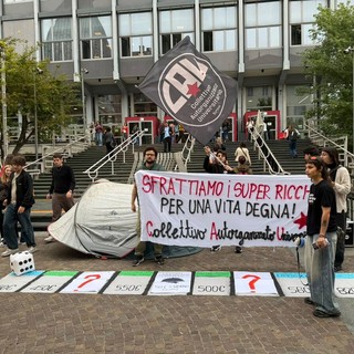 La protesta messa in atto dagli studenti La protesta messa in atto dagli studenti