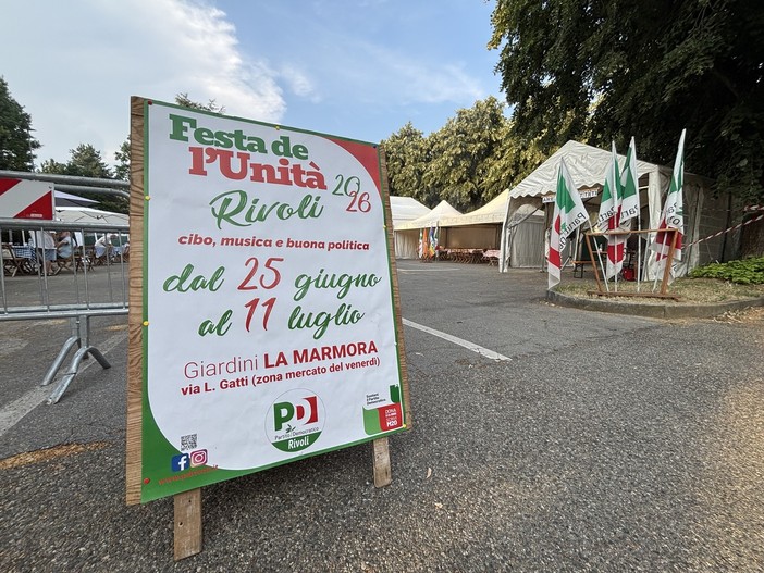 A Rivoli torna la storica Festa de l'Unità ai Giardini Lamarmora
