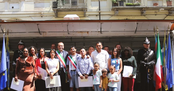 Festa in via Po per i nuovi cittadini Festa in via Po per i nuovi cittadini