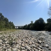 Il fiume Stura, ( foto scattate a fine giugno a Cuneo, zona delle Basse Sant'Anna) Il fiume Stura, ( foto scattate a fine giugno a Cuneo, zona delle Basse Sant'Anna)