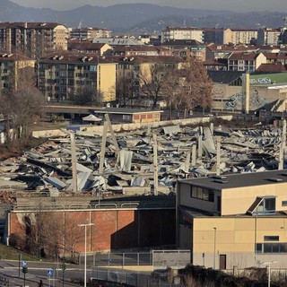 La demolizione dell'area della Gondrand