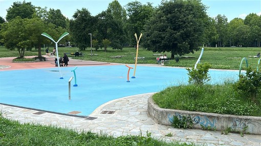 Giochi d’acqua al parco di Vittorio, il maltempo rimanda l'apertura a giugno