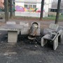 Gli atti vandalici interessano molti quartieri di Torino: qui alcune strutture dei giardini Alimonda
