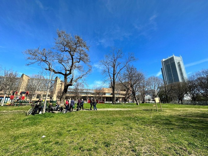 Una foto d'archivio dei giardini La Marmora