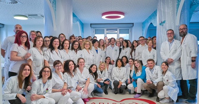 Giulia nel pancione è affetta da SMA: lo screening neonatale del Sant'Anna cambia la vita del neonato