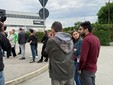 Grimaldi e Cera con i lavoratori di Italdesign a Moncalieri