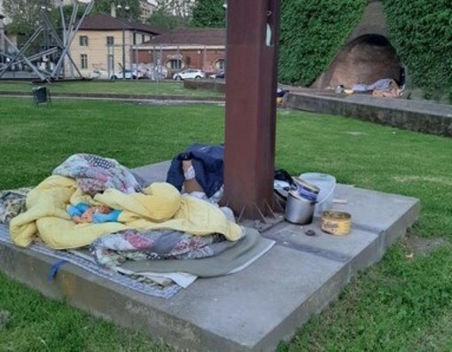 Degrado nella zona delle Porte Palatine Degrado nella zona delle Porte Palatine