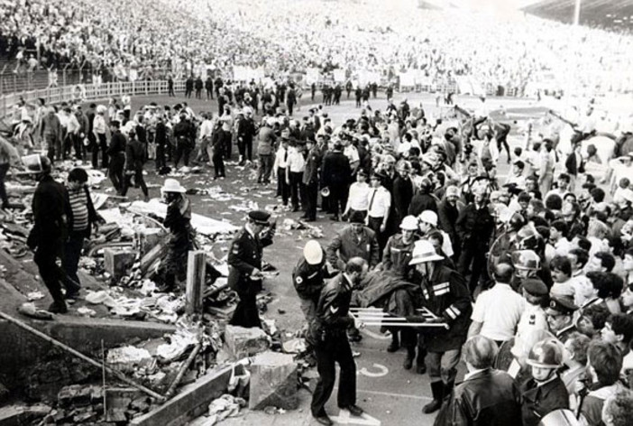 Immagine d'archivio del 29 maggio 1985