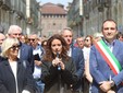 cerimonia di inaugurazione di Via Po