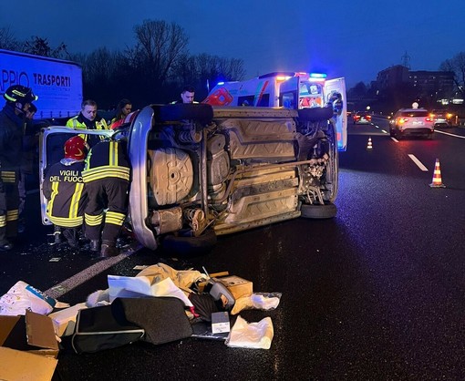 Incidente all'altezza di Collegno: due persone ferite, traffico in tilt sulla tangenziale