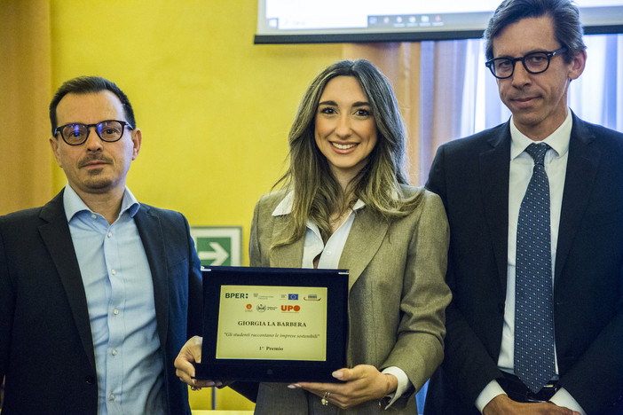 Giorgia La Barbera vince il primo premio di  &quot;Gli studenti raccontano le imprese sostenibili&quot;