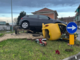 La &quot;Topolino&quot; distrutta - Foto dal gruppo &quot;Tangenziale di Torino Nord e Sud Info Traffico&quot;
