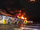 Le fiamme domate nella serata di ieri dai Vigili del fuoco Le fiamme domate nella serata di ieri dai Vigili del fuoco
