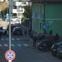 L'auto che si è ribaltata in via San Francesco a Nichelino L'auto che si è ribaltata in via San Francesco a Nichelino