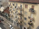 Incendio in via Crevacuore Incendio in via Crevacuore
