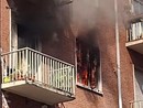 Incendio in via Roccaforte