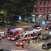 Incidente all'incrocio tra corso Vercelli e via Boccherini Incidente all'incrocio tra corso Vercelli e via Boccherini