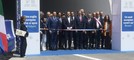 Un momento della inaugurazione della seconda canna del Frejus