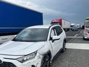Incidente sulla tangenziale sud: auto va a sbattere contro il guard-rail Incidente sulla tangenziale sud: auto va a sbattere contro il guard-rail