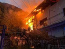 Incendio in un'abitazione di Salbertrand Incendio in un'abitazione di Salbertrand