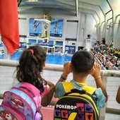 290 studenti hanno affollato le tribune per il campionato Italiano Assoluto Indoor di Tuffi Enel