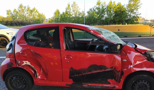 Incidente lungo la A4 all'altezza dello svincolo di Settimo Torinese