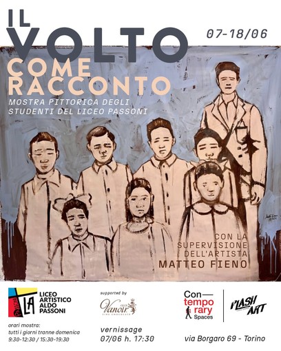 &quot;Il Volto come Racconto&quot;: a Torino la mostra degli studenti del Passoni