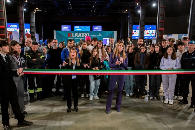 Inaugurazione per Io Lavoro alle Ogr Inaugurazione per Io Lavoro alle Ogr