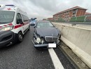 Incidente sulla sopraelevata di Moncalieri: due coinvolti trasportati al Santa Croce