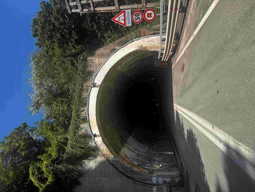L'ingresso della galleria Monte Basso