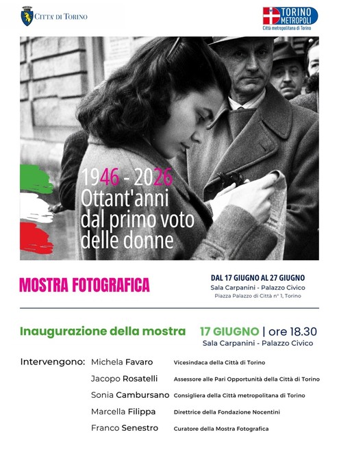 La locandina dell'inaugurazione La locandina dell'inaugurazione